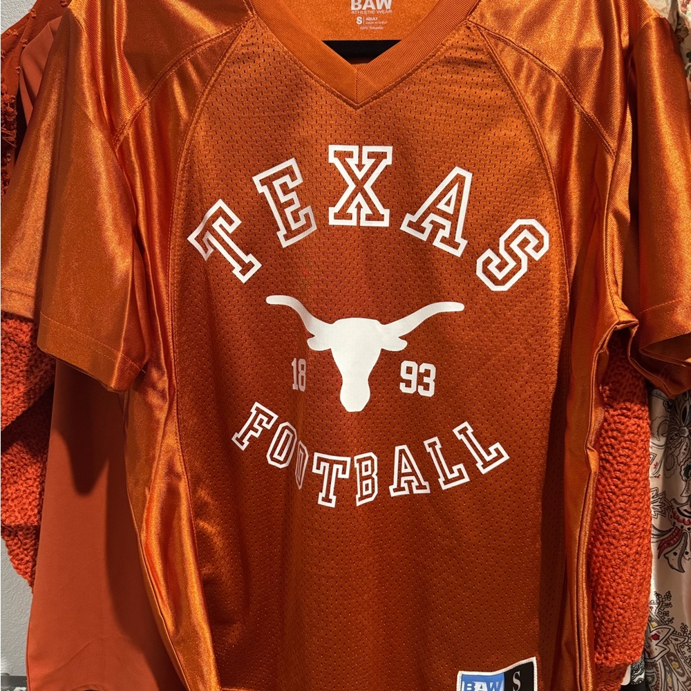 BAW Sports Texas Football Women's Jersey - Orange